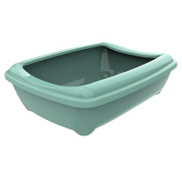 Moderna Arist-O-Tray туалет с бортиком для кошек, 42 см х 31 см х 13 см, зеленый