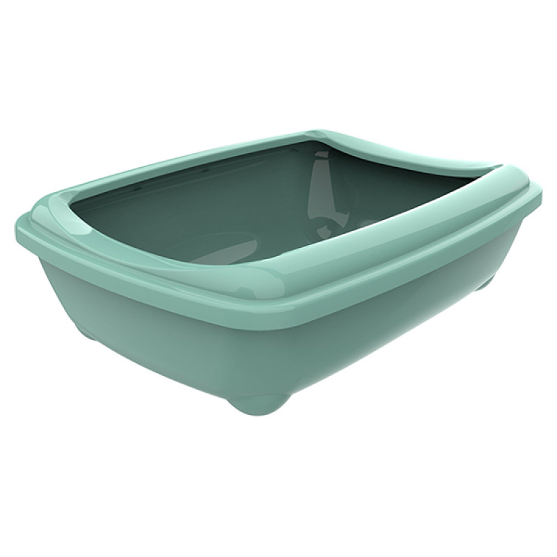 Moderna Arist-O-Tray туалет с бортиком для кошек, 42 см х 31 см х 13 см, зеленый