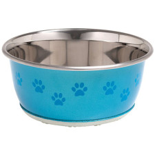 Flamingo Bowl Selecta Paw миска для собак и кошек с узором, 950 мл