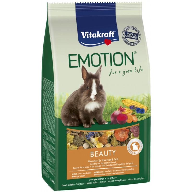 Vitakraft Emotion Beauty Selection корм для кроликів, 600 гр