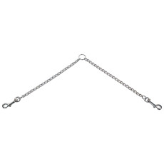 Flamingo Twin Chain поводок-спарка для собак, 2 х 30 см
