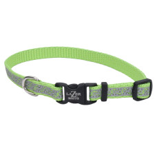 Coastal Lazer Brite Reflective Collar нашийник світловідбивний для собак, 20-30 см, зелений