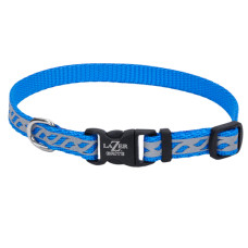 Coastal Lazer Brite Reflective Collar нашийник світловідбивний для собак, 20-30 см, блакитний