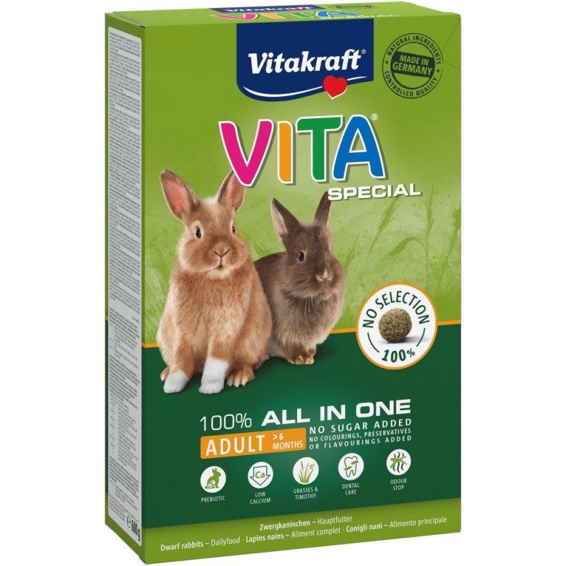Vitakraft Menu Vita Special корм для кроликов, 600 гр