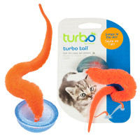 Coastal Turbo Tail Popper интерактивная игрушка для котов, 19 см