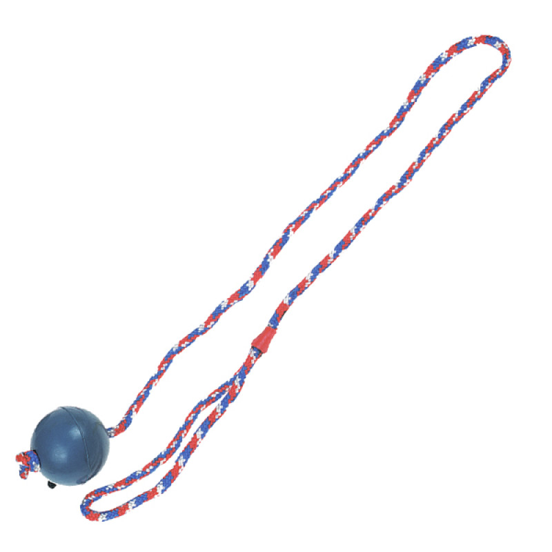 Flamingo Ball With Rope игрушка для собак, 6 см