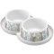 Moderna Double Trendy Dinner миска подвійна для котів, 2 шт х 350 мл, сірий