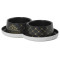 Moderna Double Trendy Dinner миска подвійна для котів, 2 шт х 350 мл, чорний