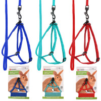 Flamingo Rabbit Y-Harness with Leash шлея з поводком для кроликів