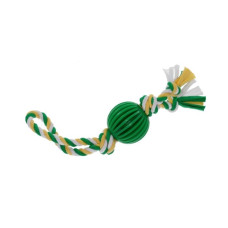 Misoko&Co Ball With Ropes игрушка для собак, 30 см, зеленый