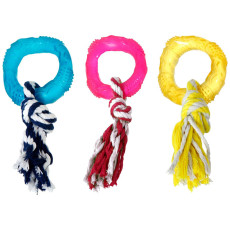 Flamingo Good4Fun Ring With Rope іграшка для собак, 8 см