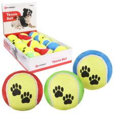 Flamingo Tennisball Fluo іграшка для собак, 9.5 см