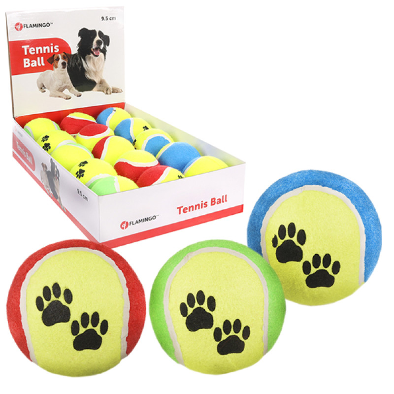 Flamingo Tennisball Fluo іграшка для собак, 9.5 см