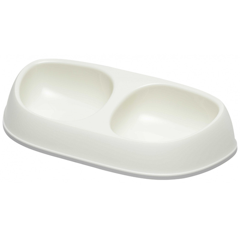 Moderna Sensibowl миска двойная для кошек для собак, 2 шт х 200 мл, белая