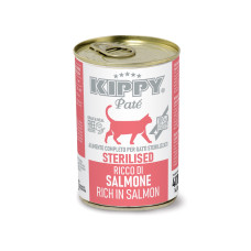 Kippy Pate Sterilised Cats Salmon влажный корм с лососем для стерилизованных котов, 400 гр