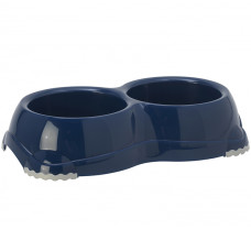 Moderna Double Smarty Bowl миска двойная для собак, 2 шт х 650 мл, синий