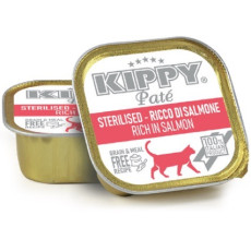 Kippy Pate Sterilised Cats Salmon влажный корм с лососем для стерилизованных котов, 90 гр