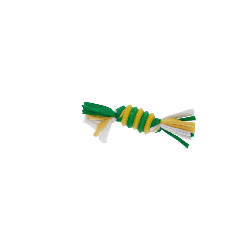 Misoko&Co Ring With Ropes игрушка для собак, 20 см, зеленый