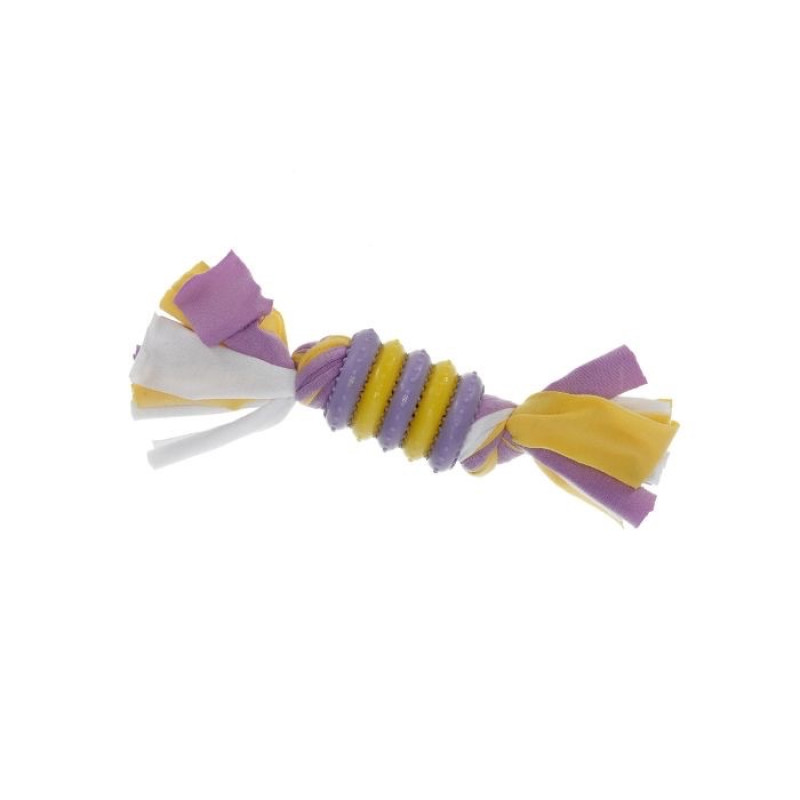 Misoko&Co Ring With Ropes игрушка для собак, 20 см, фиолетовый