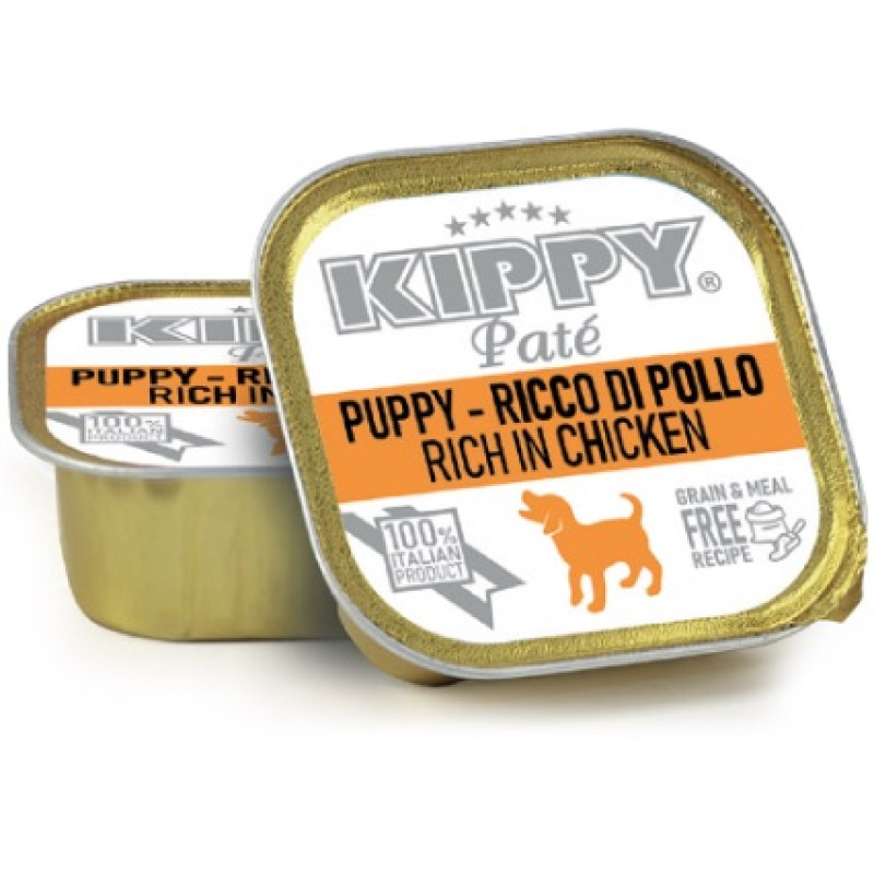 Kippy Pate Puppy Chicken влажный корм для щенят с курицей, 150 гр
