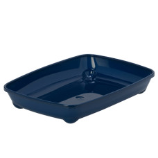 Moderna Arist-O-Tray туалет с бортиком для кошек, 37 см х 28 см х 6 см, синий