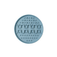 FIBOO Lollipop килимок для злизування ласощів та їжі для собак та котів, 13 см, блакитний
