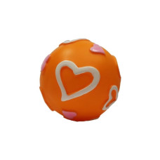 Misoko&Co Heart Ball іграшка для собак, 7.5 см, помаранчевий
