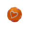 Misoko&Co Heart Ball игрушка для собак, 7.5 см, оранжевый