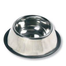 Flamingo Dish Rubber Rim миска для собак та котів з гумовим обідком, 450 мл
