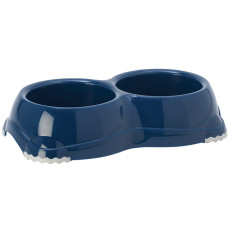 Moderna Double Smarty Bowl миска подвійна для собак, 2 шт х 330 мл, синій