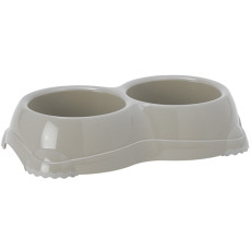 Moderna Double Smarty Bowl миска подвійна для собак, 2 шт х 330 мл, сірий