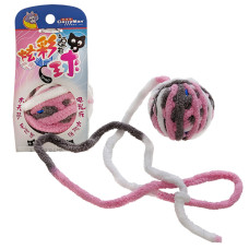 CattyMan Caddice Ball Long Tail іграшка для котів, рожева, 5.5 см