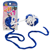 CattyMan Caddice Ball Long Tail іграшка для котів, синя, 5.5 см