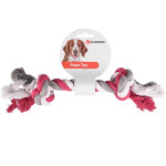 Flamingo Cotton Bone 2 Knots ігрушка для собак, 30 см