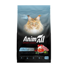 Animall Cat Salmon, White Fish and Turkey сухий корм для котів з лососем, білою рибою та індичкою, 12 кг