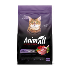 Animall Cat Duck and Fresh Turkey сухий корм для котів з качкою та індичкою, 12 кг