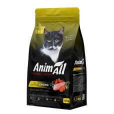 Animall Cat Chicken сухий корм для котів з куркою, 1.5 кг