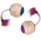 Flamingo Bouly Sisal Ball Feather іграшка для котів, 6 см