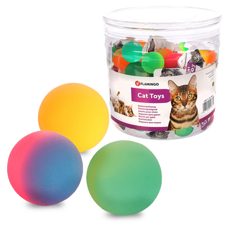 Flamingo Bounce Ball игрушка для кошек, 3.5 см