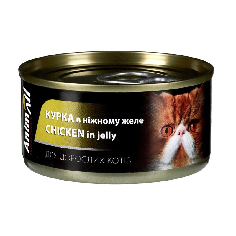 Animall Cat Wet влажный корм для котов с курицей, 85 гр
