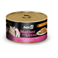 Animall Cat Wet Mother and Kitten вологий корм для першого прикорму кошенят, 195 гр