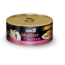 Animall Cat Wet Mother and Kitten влажный корм для первого прикорма котят, 85 гр