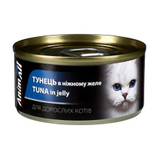 Animall Cat Wet влажный корм для котов с тунцом, 85 гр