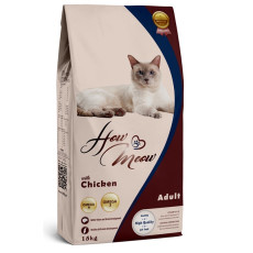 How Meow Adult Cat Chicken сухий корм з куркою для котів, 15 кг