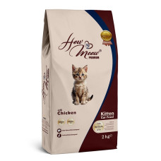 How Meow Adult Kitten сухой корм с курицей для котят, 2 кг