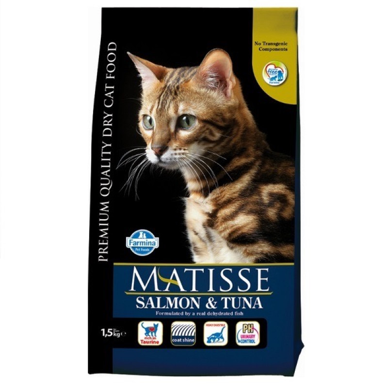 Farmina Matisse Salmon & Tuna сухой корм с лососем и тунцом для котов, 1.5 кг