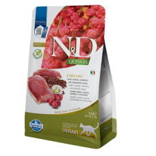 Farmina N&D Quinoa Urinary Duck & Cranberry Cat Adult сухий корм із качкою для профілактики сечокам'яної хвороби у котів, 300 гр