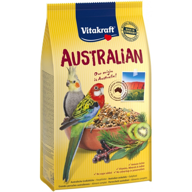 Vitakraft Australian корм для австралійських папуг, 750 гр