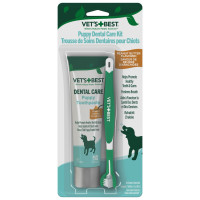 Vet's Best Dental Puppy Kit набор для ухода за зубами щенят, 103 мл