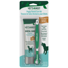 Vet's Best Dental Puppy Kit набор для ухода за зубами щенят, 103 мл